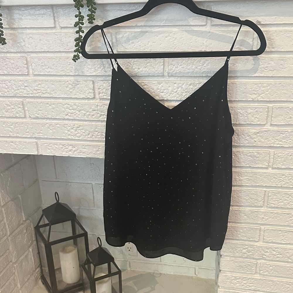 Express Black Camisole with Subtle Sparkle